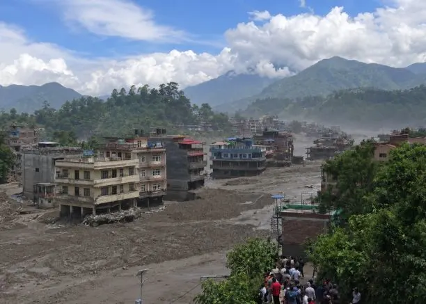 Nepal flood-affected communities